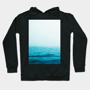 Landscape Blue water, Sea print, Ocean print, Minimalist Hoodie